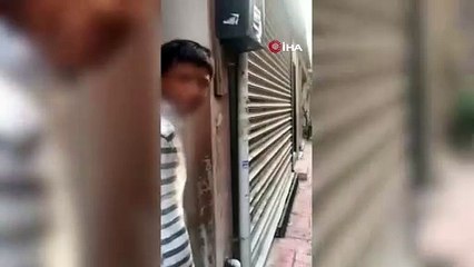 Hırsızı yakalayıp streç filme sardı