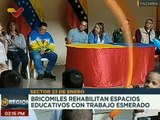 Táchira | Bricomiles rehabilitan la U.E Juan Bautista García Roa de la pqa. La Concordia