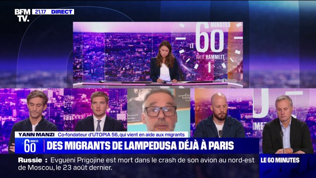 Migrants de Lampedusa à Paris: La France assume un accueil par le trottoir , dénonce Yann Manzi (co-fondateur d’UTOPIA 56)