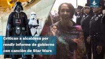 Alcaldesa de Playas de Rosarito rinde informe de gobierno con ‘Marcha Imperial’ de Star Wars