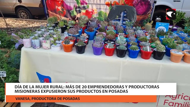 Día de la Mujer Rural más de 20 emprendedoras y productoras misioneras expusieron sus productos en Posadas