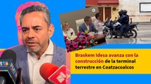 Braskem Idesa avanza con la construcción de la terminal terrestre en Coatzacoalcos