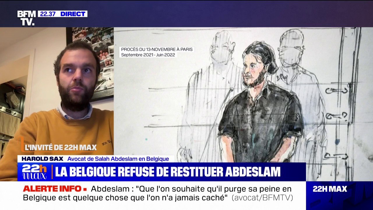 Interdiction du transfert de Salah Abdeslam: "On entretient un faux débat en faisant croire que ce que nous essayons de faire est de l'empêcher de purger une peine", affirme Harold Sax (avocat de Salah Abdeslam en Belgique)