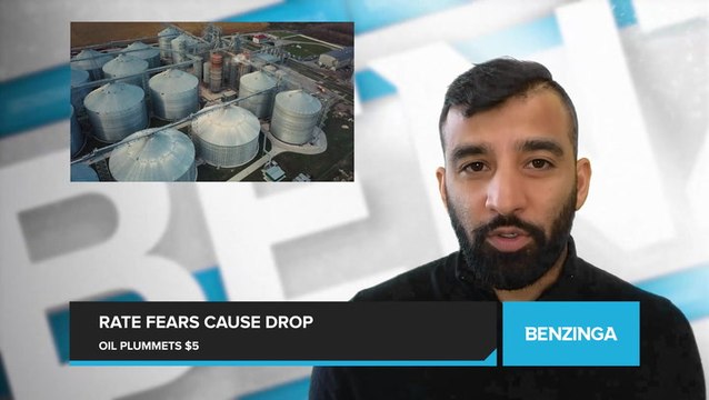 Oil Prices Plummet $5 a Barrel Amid Concerns of Economic Growth Slowdown