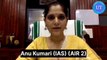 UPSC Topper Anu Kumari (IAS) (AIR 2) Live Interaction l Toppers Talk l UPSC TIME