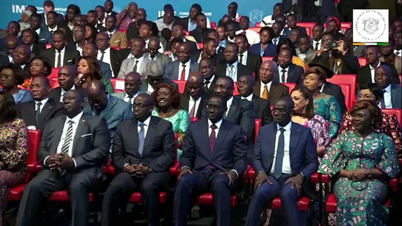 Lever de rideau des Assemblées générales annuelles du Fonds Monétaire International et de la Banque Mondiale, ce jeudi 5 octobre 2023, à Abidjan au Sofitel Hôtel Ivoire