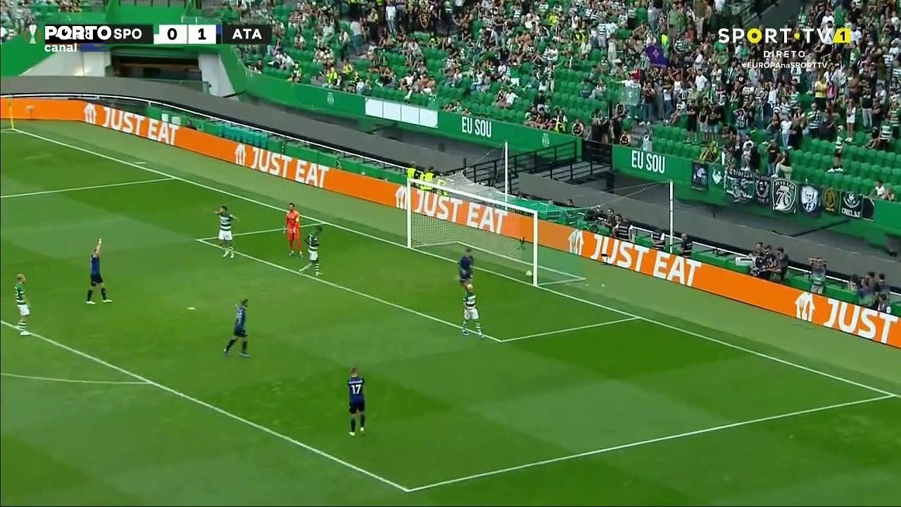 Sporting perde em casa contra a Atalanta
