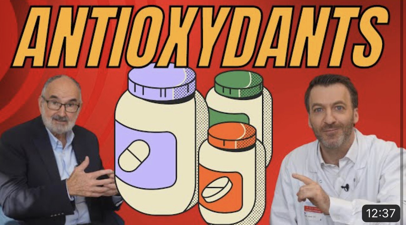 Les supplements d'ANTIOXYDANTS ne sont pas  des ANTIVIEILLISANTS ! ATTENTION !