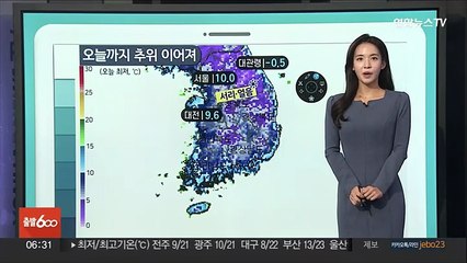 [날씨클릭] 오늘까지 때 이른 추위 계속…큰 일교차 유의