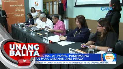 GMA Network Inc. at IPOPHL, pumirma ng kasunduan para labanan ang piracy | UB