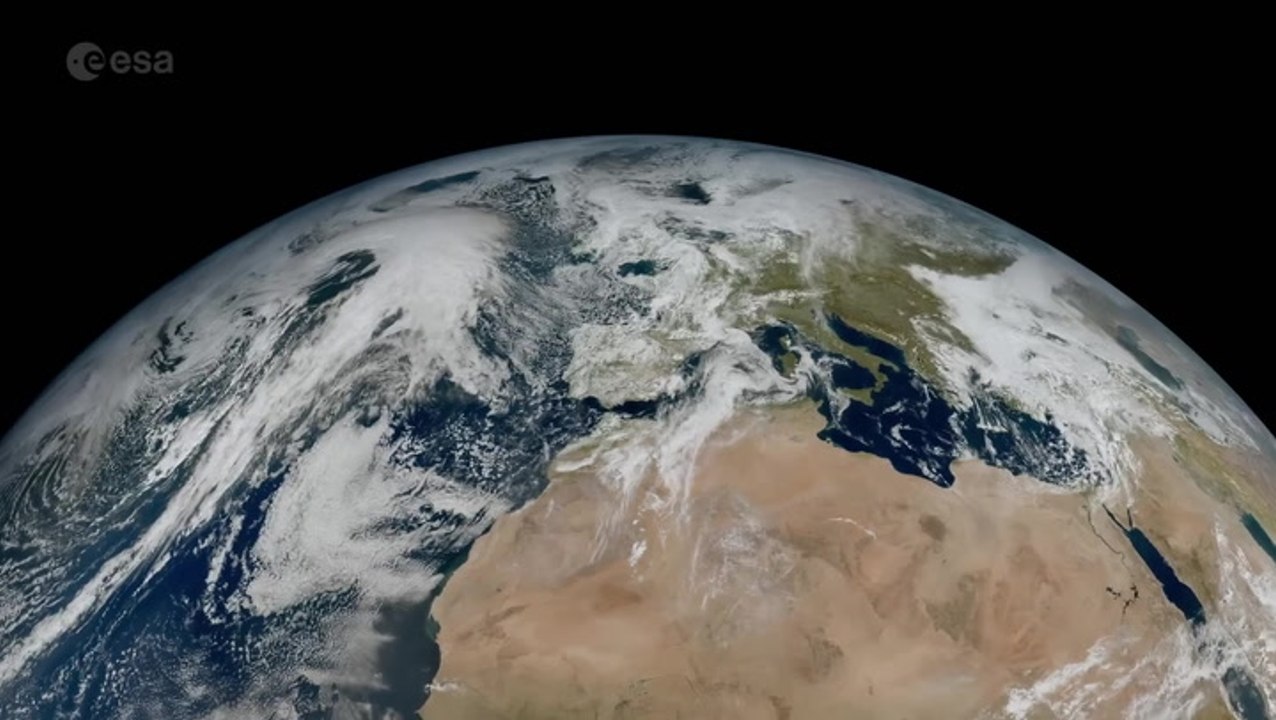 Europe's New Weather Satellite Delivers Stunning Earth Views - video ...