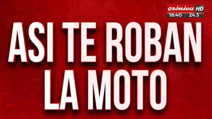 Así te roban la moto