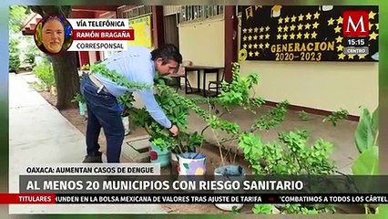 20 municipios del Istmo de Tehuantepec en riesgo por casos de dengue