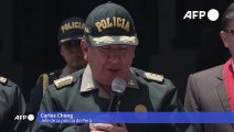 Policía peruana captura a 32 presuntos miembros del Tren de Aragua