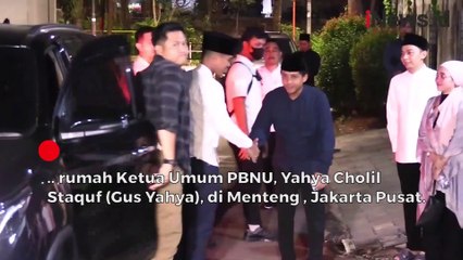 Sambangi Rumah Ketum PBNU Gus Yahya, Ketum PSI Kaesang Minta Nasihat