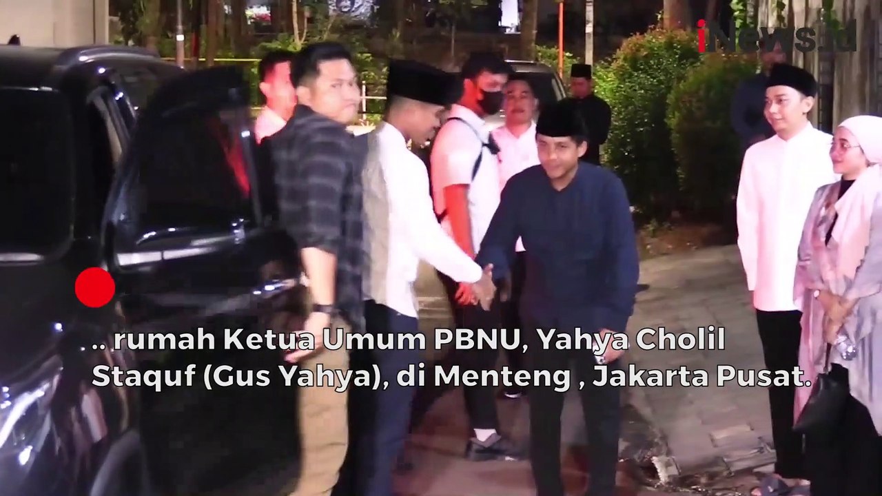 Sambangi Rumah Ketum PBNU Gus Yahya, Ketum PSI Kaesang Minta Nasihat