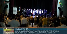 Salvadoreños honran a universitarios caídos durante los regímenes militares