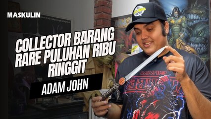 Kumpul Barang ‘Rare’ Sejak Sekolah, Adam John Miliki Darah Pemain Dram Slipknot? | MASKULIN Hobi