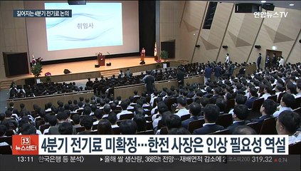 한전은 전기요금 올려야 한다는데…정부는 '신중'