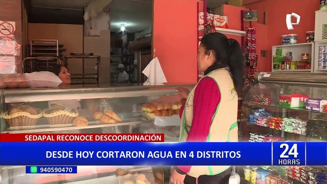 Descoordinación de Sedapal provoca que distritos de Ate, SJM y VMT se queden si agua