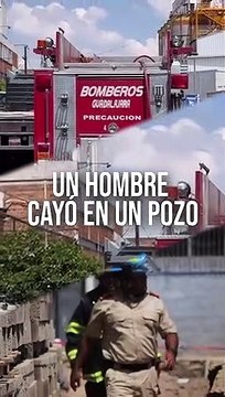Cuando trabajaba en una construcción dentro de una empresa de refacciones, un hombre cayó a un pozo de ocho metros de profundidad, autoridades investigan el hecho #TuNotiReel