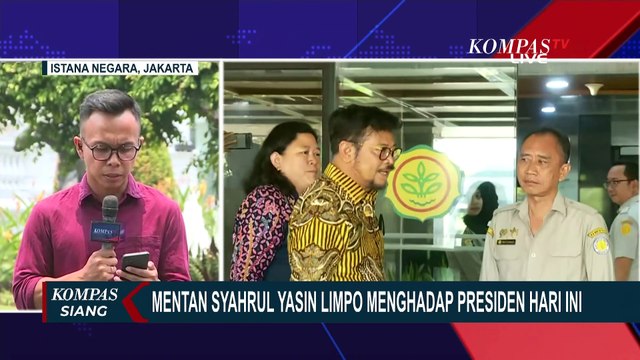 Mentan Syahrul Yasin Limpo Menghadap Presiden Jokowi Hari Ini