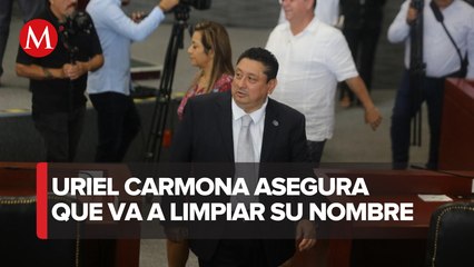 Uriel Carmona recibe respaldo en el Congreso tras salir del penal del Altiplano