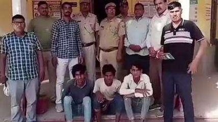 भरतपुर: फायरिंग मामले में तीन शातिर बदमाश गिरफ्तार, पूछताछ में होंगे कई खुलासे