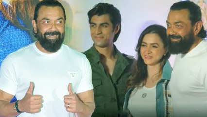 Bobby Deol With His Wife & Son Papped After Watching Film "Dono"