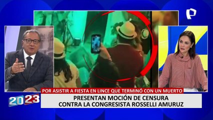 Carlos Anderson: "Seguramente que sí votaría por la censura de Rosselli Amuruz"