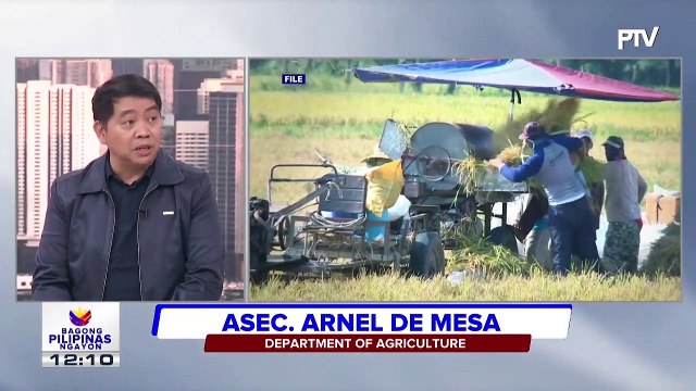 Panayam kay, ASEC. Arnel De Mesa, Department of Agriculture
