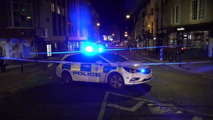 Download Video: Teenager stabbed to death in Sussex : Watch as forensic officers lead major murder investigation in Brighton