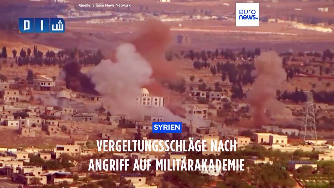 Mehr als 100 Tote bei Anschlag auf Militärakademie: Syrien verübt Vergeltungsschläge