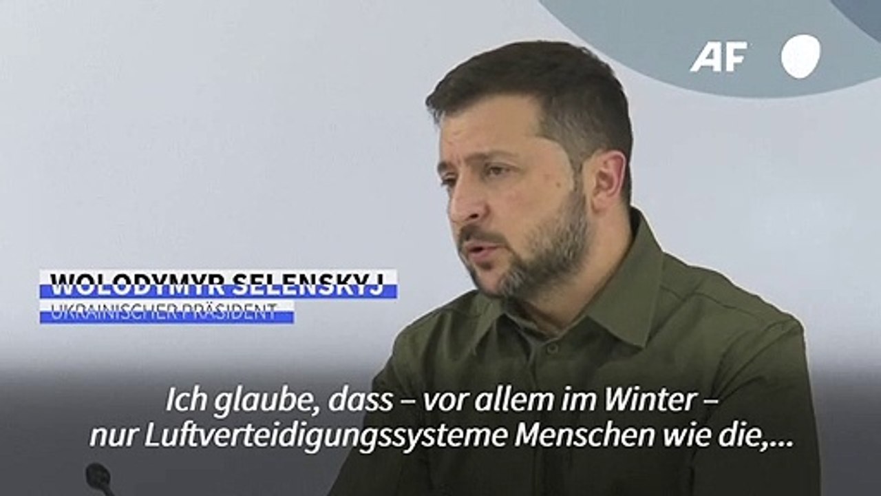 Selenskyj spricht nach russischem Angriff von 'unmenschlichem Terrorakt'