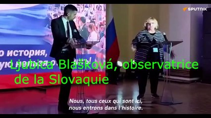 De nombreux observateurs internationaux lors des référendums dans le Donbass. Septembre 2022