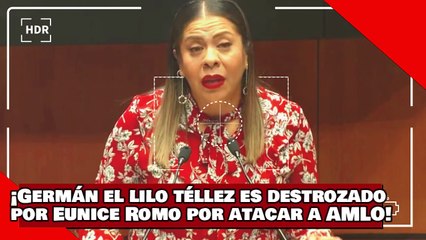 ¡VEAN! ¡Germán el lilo téllez es despedazado por Eunice Romo por atacar la política social de AMLO!
