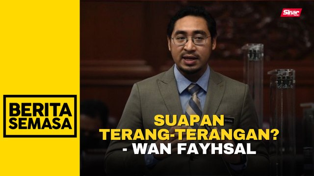 Bila mereka beri barang dalam tempoh kempen tiada tindakan' - Wan Fayhsal