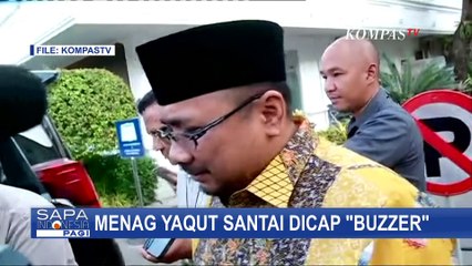 Respon Menag Yaqut saat Tahu Dicap Buzzer oleh Cak Imin
