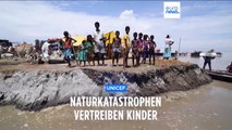 Unicef-Bericht: Extremwetterereignisse vertreiben Millionen Kinder und Jugendliche