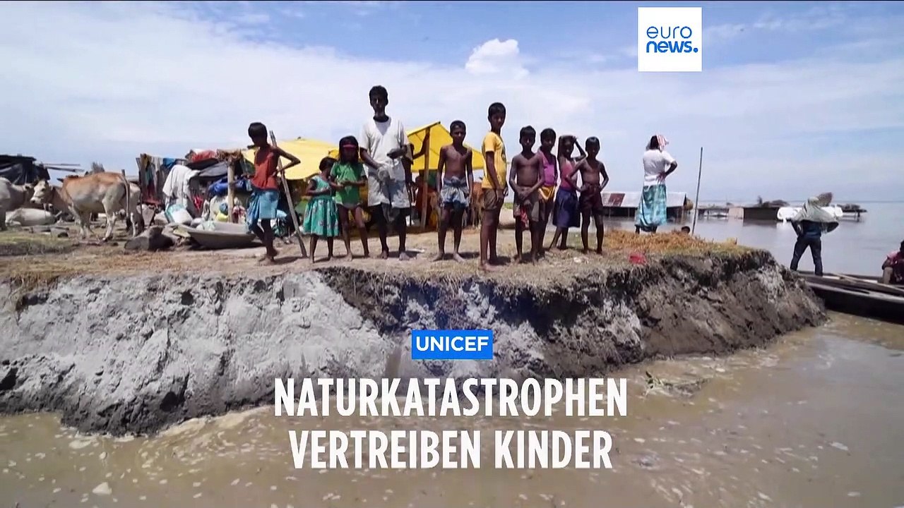 Unicef-Bericht: Extremwetterereignisse vertreiben Millionen Kinder und Jugendliche