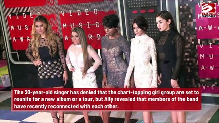 Ally Brooke believes the members of fifth harmony are slowly reuniting.