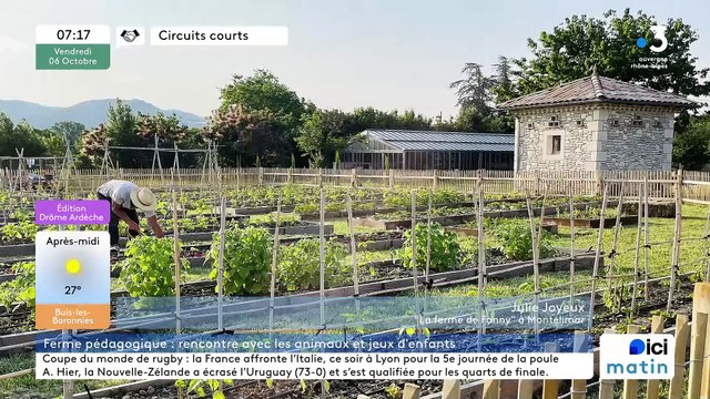 A Montélimar, La Ferme de Fanny, ferme pédagogique et pépinière de + de 250 plantes aromatiques et médicinales