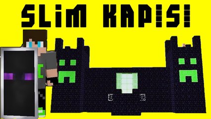 Minecraft Slime (Balçık) Bloğu İle Kale Kapısı Yapımı