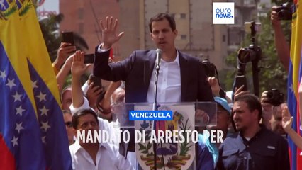Venezuela, mandato d'arresto per il leader dell'opposizione Juan Guaidó
