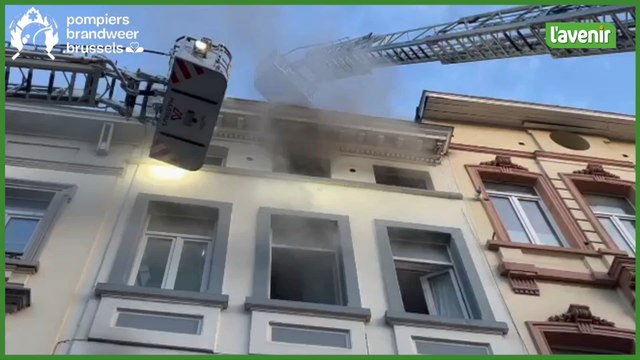 Un immeuble inhabitable à Saint-Gilles en raison d'un incendie