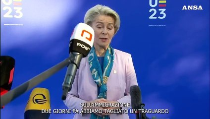 Migranti, von der Leyen: "Piano Lampedusa e memorandum con Tunisi"