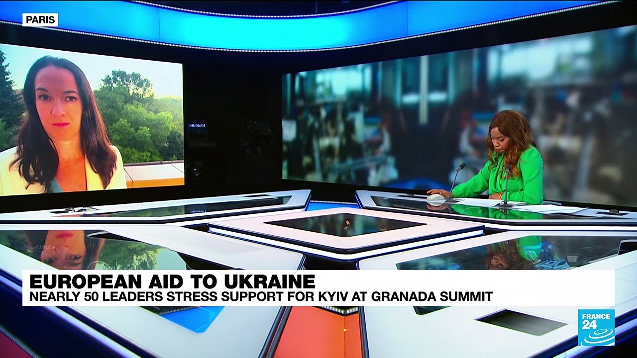 Granada summit: European leaders rally around Zelensky but say can't fill  US funding gap
