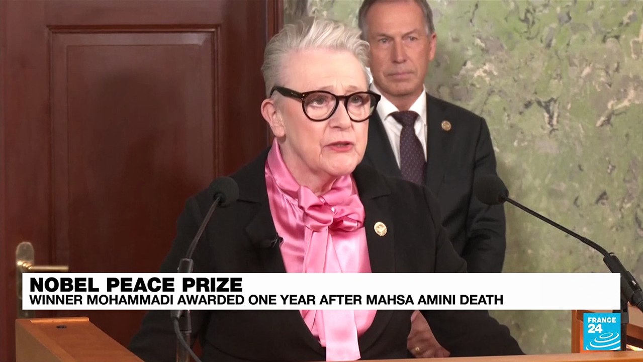 Narges Mohammedi’s brother says Nobel Peace Prize 'a signal to Iranian regime'