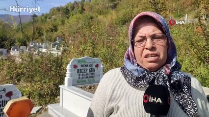 Bartın'da mezarlıkta ayı paniği... 'Mezarın açıldığını görünce orada yığıldım'