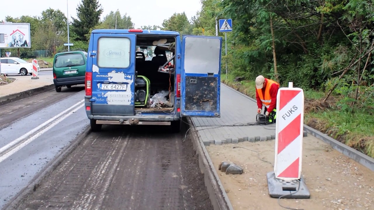 Ulica Franciszkańska w Koszalinie zamknięta z powodu remontu
